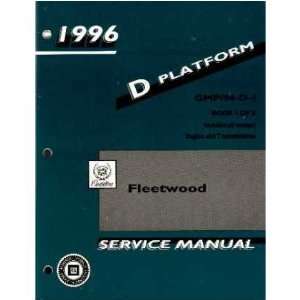  1996 CADILLAC FLEETWOOD Service Shop Repair Manual Book 