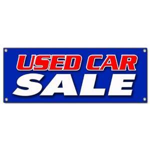  USED CAR SALE BANNER SIGN cars sell sales use old vehicles 