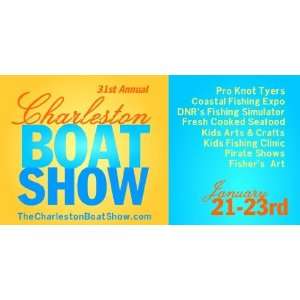  3x6 Vinyl Banner   Boat Show 