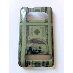  HTC Evo 4G One Hundred $100 Dollar Bill on Green Hard 1 