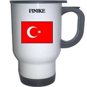  Turkey   FINIKE White Stainless Steel Mug Everything 