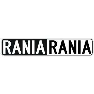   NEGATIVE RANIA  STREET SIGN