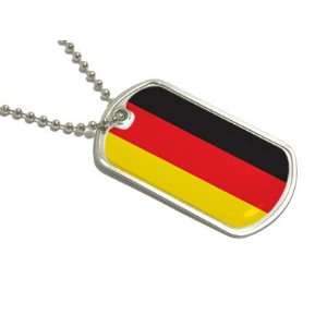  Germany Flag   Military Dog Tag Keychain Automotive