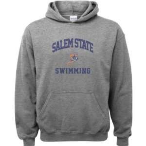 Salem State Vikings Sport Grey Youth Varsity Washed Swimming Arch 