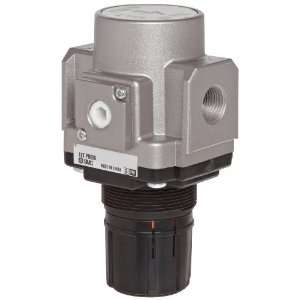SMC AR20 01B Regulator, Relieving Type, 7.25   123 psi Set Pressure 