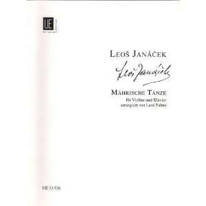 Janacek, Leos   Mahrische Tanze (Moravian Dances), for 