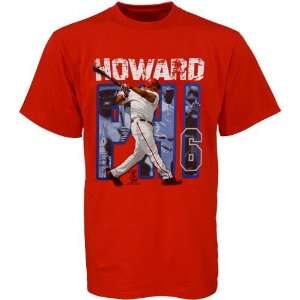 Philadelphia Phillies #6 Ryan Howard Red Youth Hometown Player T shirt 