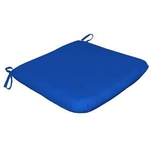  Sunbrella Pacific Blue Reversible Indoor/Outdoor Seat Pad 