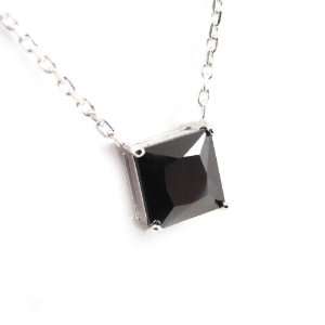 Necklace silver Essentiel black. Jewelry