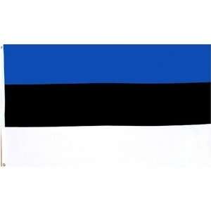  Estonia Flag Polyester 3 ft. x 5 ft. Patio, Lawn & Garden