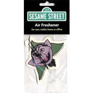  Sesame Street Count Head Air Freshener Automotive