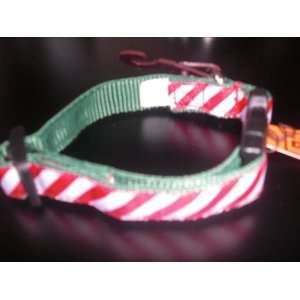  OLD NAVY SUPPLY CANDY CANE DOG COLLAR SMALL Everything 