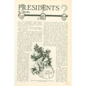  1912 Presidential Candidates Taft Roosevelt Wilson 