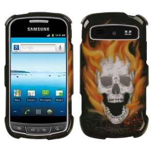  Blaze Skull Phone Protector Cover for SAMSUNG R720 (Admire 