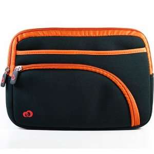  Retro Sleeve for 10 Inch Portable Laptop (Black/Orange) Electronics
