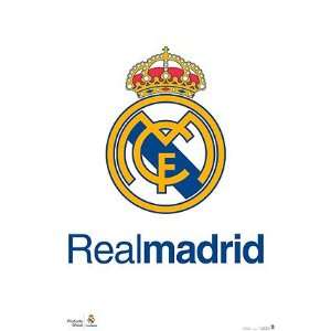  Real Madrid Official Crest / Logo Poster, 24 x 36, Ships 