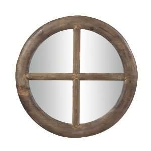  Framed Bleached Wood Mirror 128 1034
