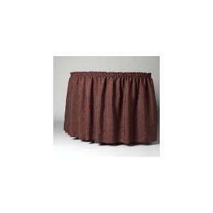 Snap Drape CRI1V1329 MOS   Crinkle 13 ft Table Skirt, Shirred Pleat 