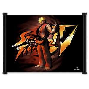  Street Fighter IV 4 Ken Game Fabric Wall Scroll Poster (24 
