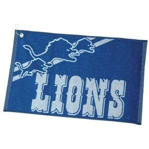  Detroit Lions NFL Heavyweight Jacquard Golf Towel (16x24 