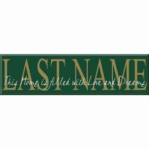  Love and Dream Last Name Sign Patio, Lawn & Garden