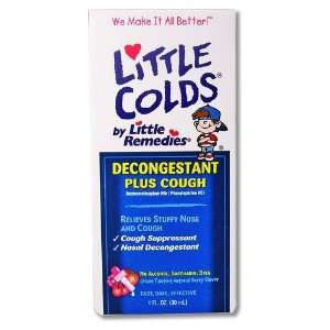  Little Remedies Little Colds Decongestant Plus Cough 1 oz 