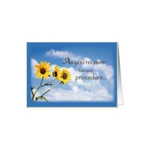  Recover from Procedure Daisies Card Health & Personal 