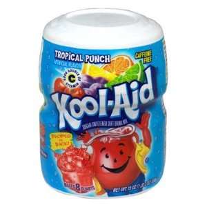 Kool Aid Drink Mix, Tropical Punch, 19 Grocery & Gourmet Food