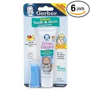  Gerber Grins and Giggles Infant Tooth and Gum Cleanser, 1 