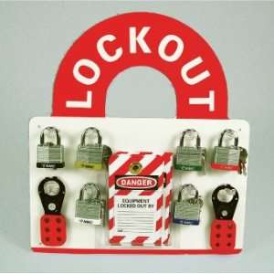 Lockout Center, Binlingual, Equipped  Industrial 