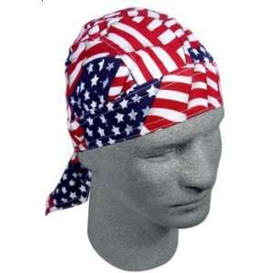   American Flag Skullcaps Headwraps Durags   (2 Pack) 