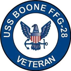  US Navy USS Boone FFG 28 Ship Veteran Decal Sticker 3.8 