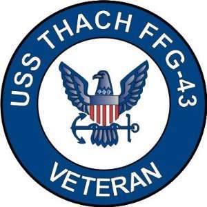  US Navy USS Thach FFG 43 Ship Veteran Decal Sticker 3.8 6 
