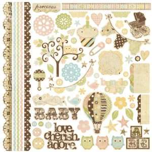  Fundamentals Baby Step Cardstock Stickers 12X12 Simple 