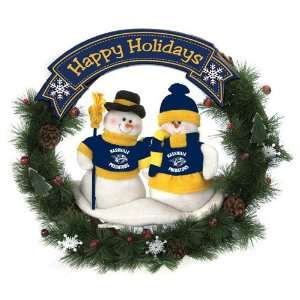  BSS   Nashville Predators NHL Snowman Christmas Wreath (20 