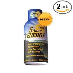  5 hour Energy Decaf, 1.93 Fl. Oz., 2 Count (Pack of 2 