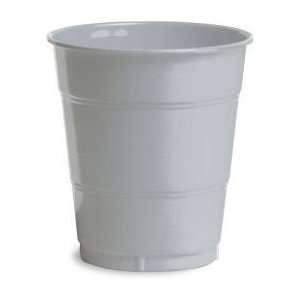  Shimmering Silver 12oz Plastic Cups