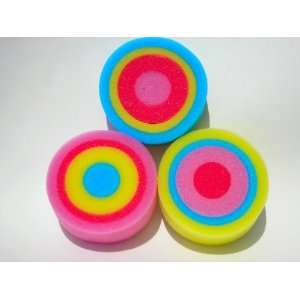  Circle Bath Sponges Toys & Games