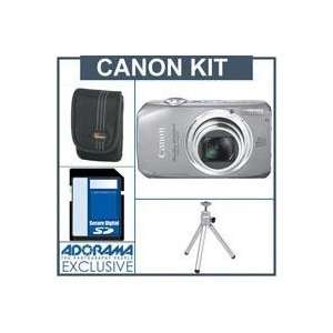  Canon PowerShot SD4500IS Digital ELPH Camera Kit   Silver 