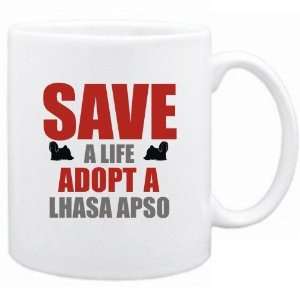  New  Save A Life , Adopt A Lhasa Apso  Mug Dog