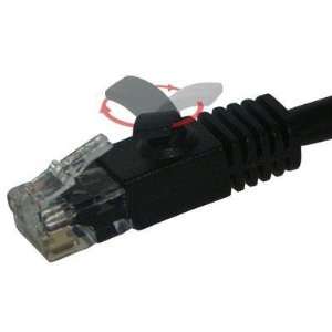  50 CAT6 Booted Patch Black Electronics