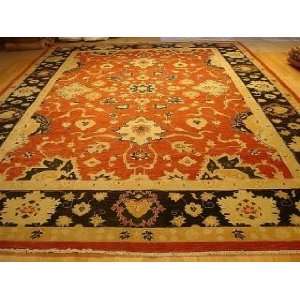 12x17 Hand Knotted Oushak Pakistan Rug   120x174 