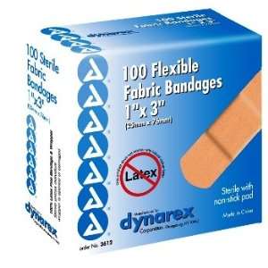 Dynarex 3612 Adhesive Bandage Fabric 1 x 3 St 24/100 