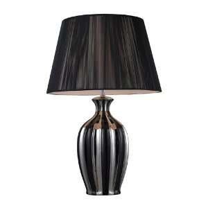   Dimond D1445 Olyphant Table Lamp, Chrome and Black