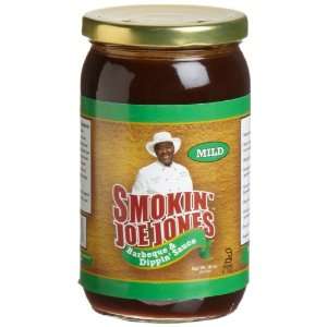 Smokin Joe Jones Mild Barbeque & Dippin Sauce, 18 Ounce Glass Jars 
