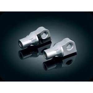  Kuryakyn 8880 Serrated Male Mount Ends & Bolts For Harley 