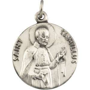 Elegant and Stylish 18.00 MM St. Camillus Medal with 18.00 inch Chain 
