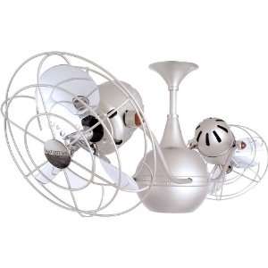   BN MTL DAMP, Vent Bettina Brushed Nickel Dual 42 Outdoor Ceiling Fan