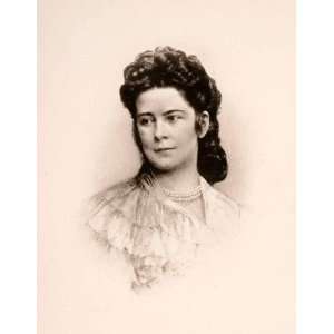 1902 Photogravure Vienna Austria Empress Elizabeth Portrait Queen 