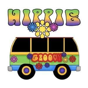  Hippie Bus Button Arts, Crafts & Sewing